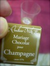 Mariage Chocolat pour Champagne